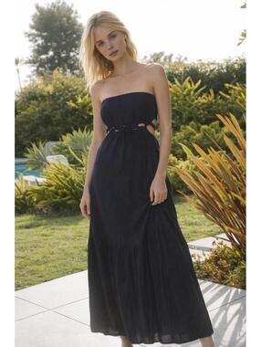 Free People Beaming Maxi Dress Size S